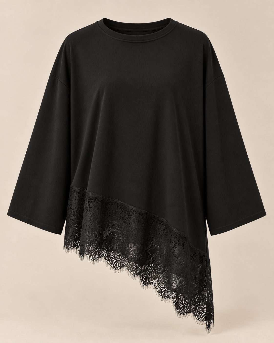 Top Asymétrique Dentelle Alba