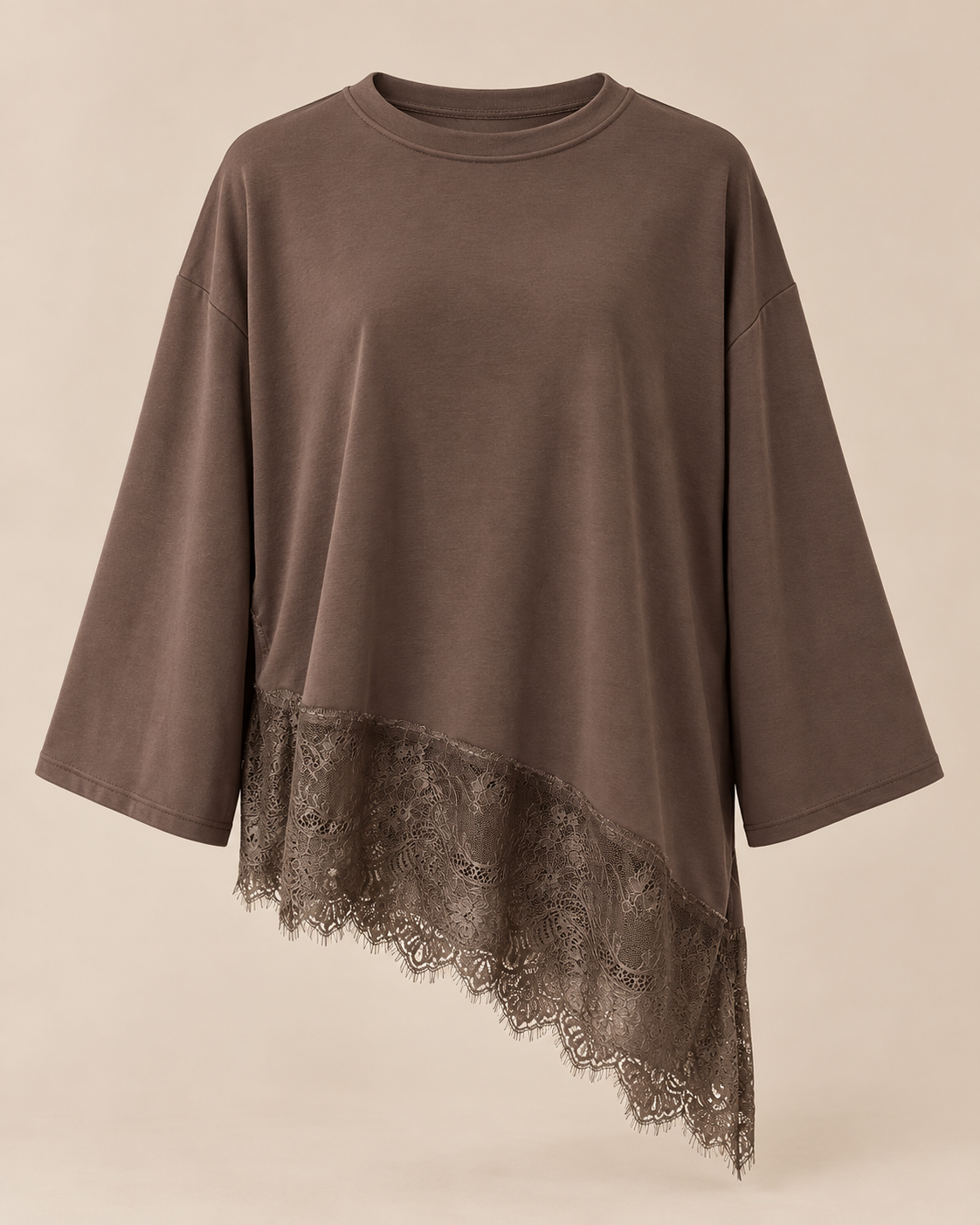 Top Asymétrique Dentelle Alba