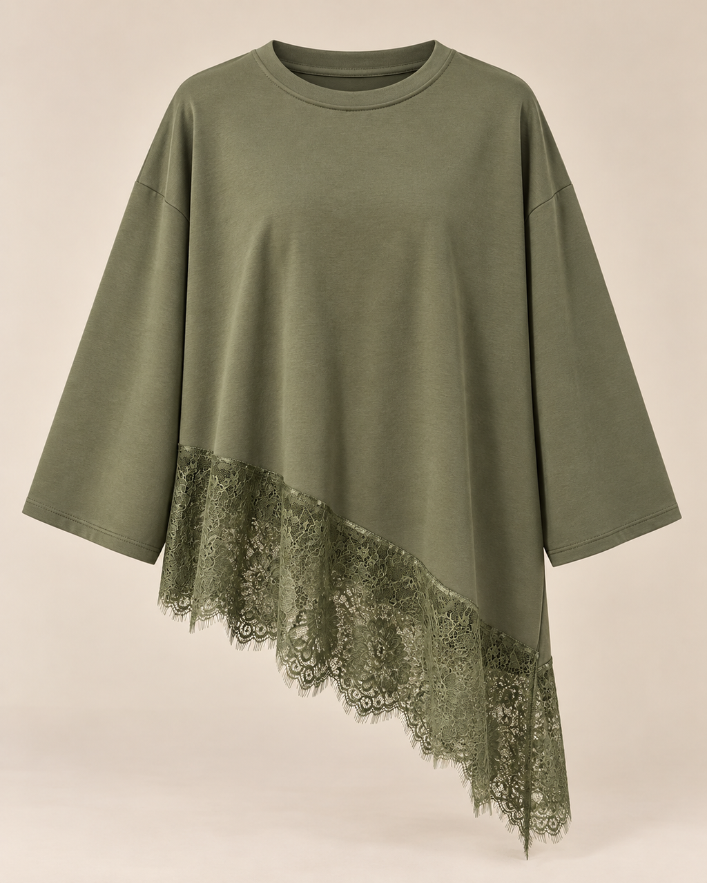 Top Asymétrique Dentelle Alba
