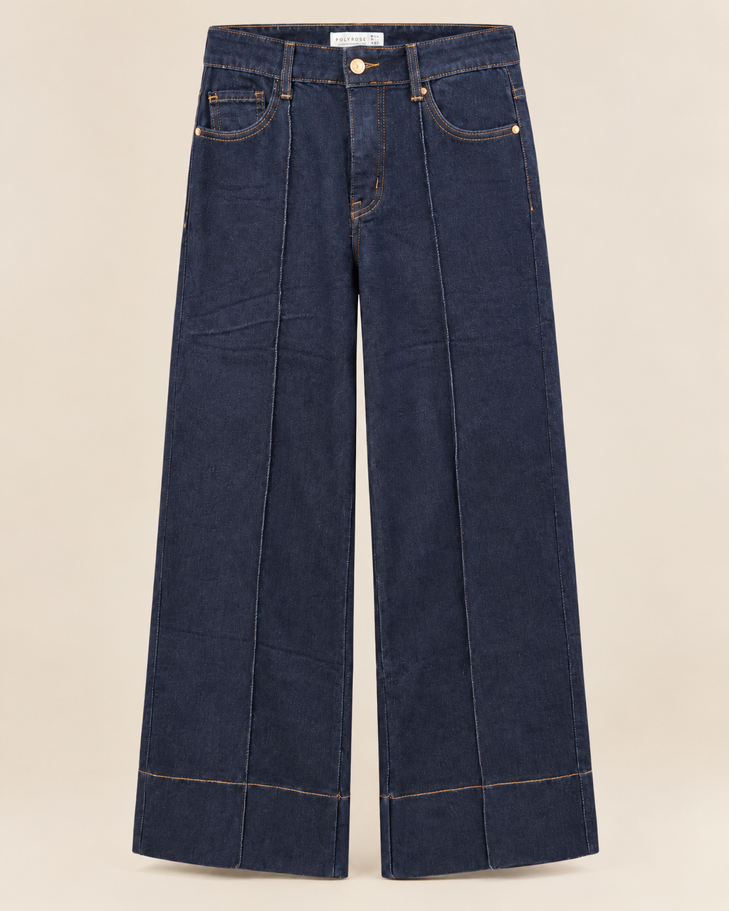 Jean Élise – Wide Leg Denim Brut