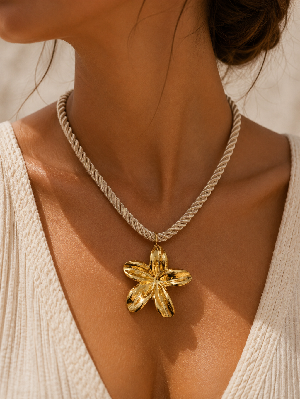 Collier Fleur Riviera 🌺⭐