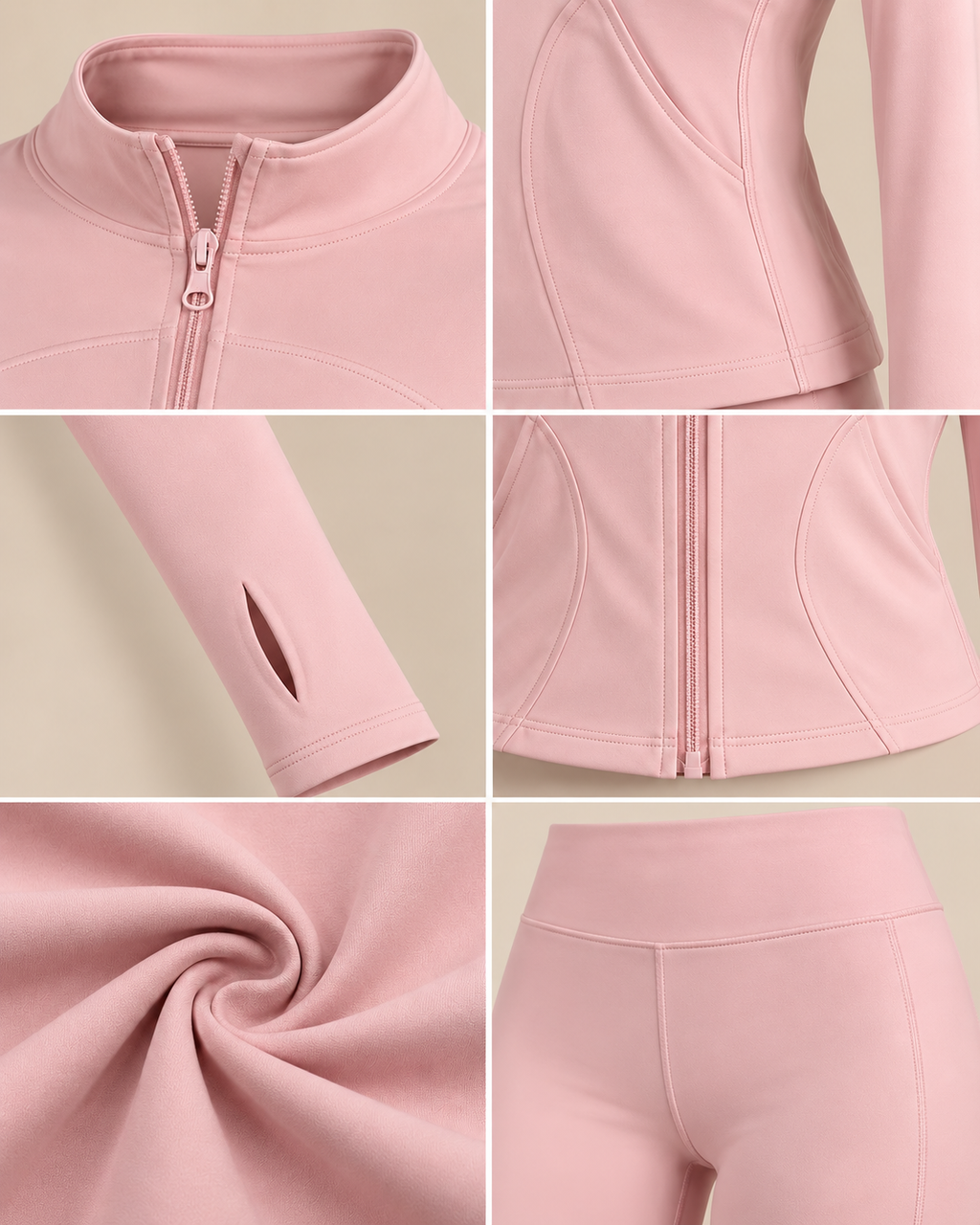 Ensemble Active Élena – Veste Zippée & Legging