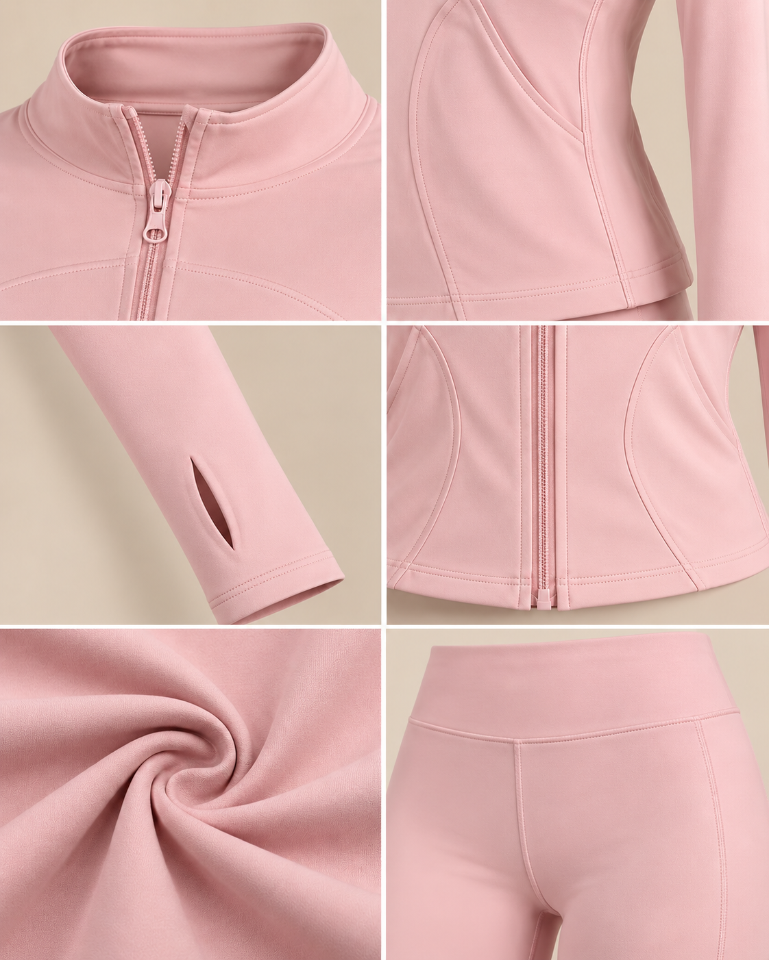 Ensemble Active Élena – Veste Zippée & Legging