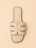 Sandales Hélia – Beige, Noir & Marron