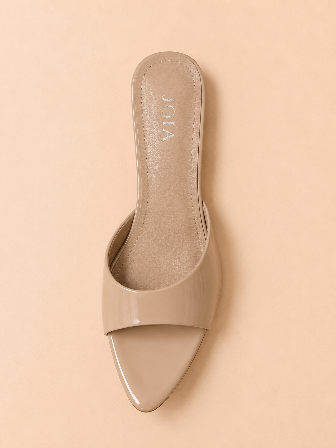 Mules Vernies Élégance – Noir, Nude & Marron Chocolat