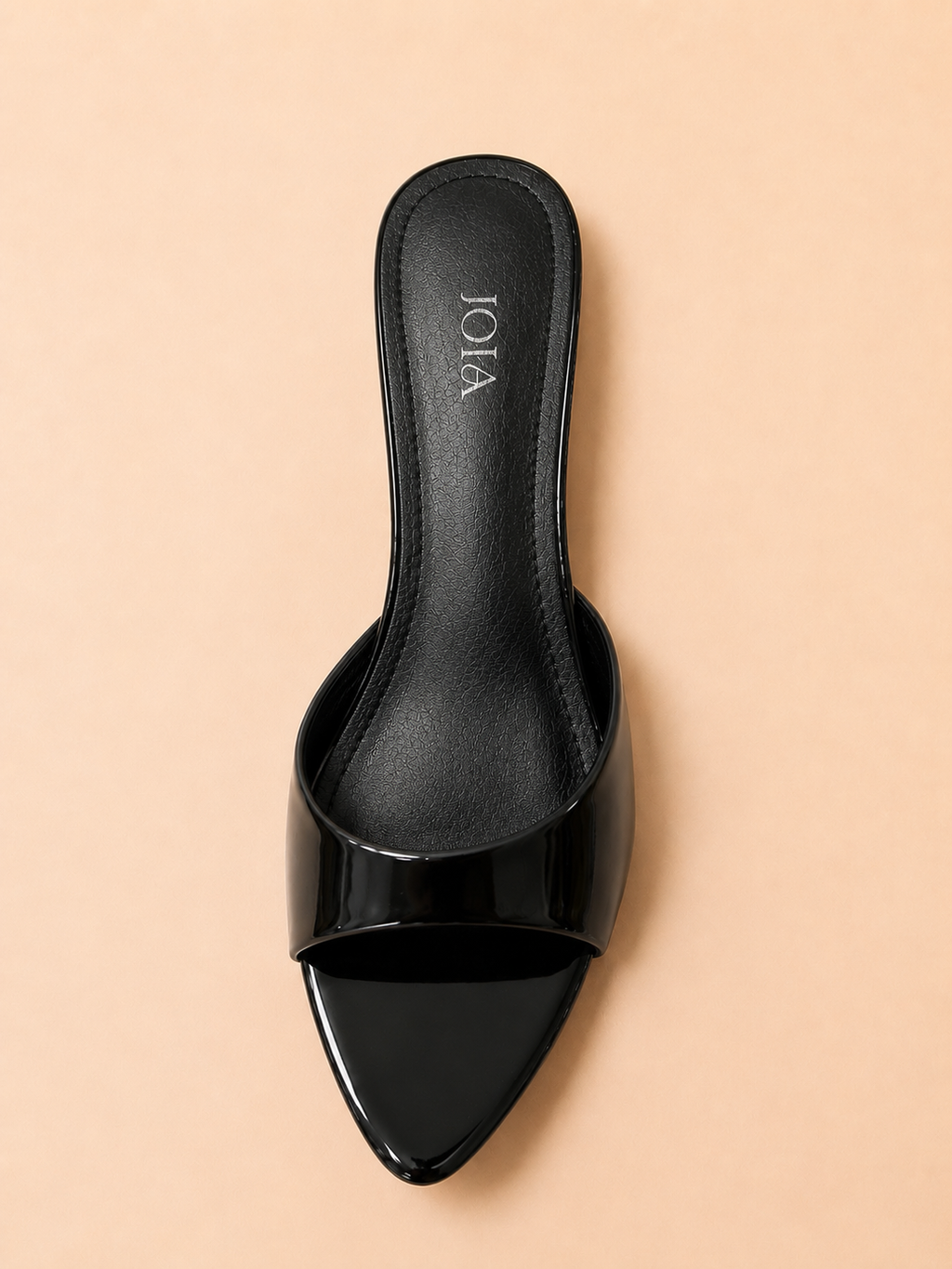Mules Vernies Élégance – Noir, Nude & Marron Chocolat