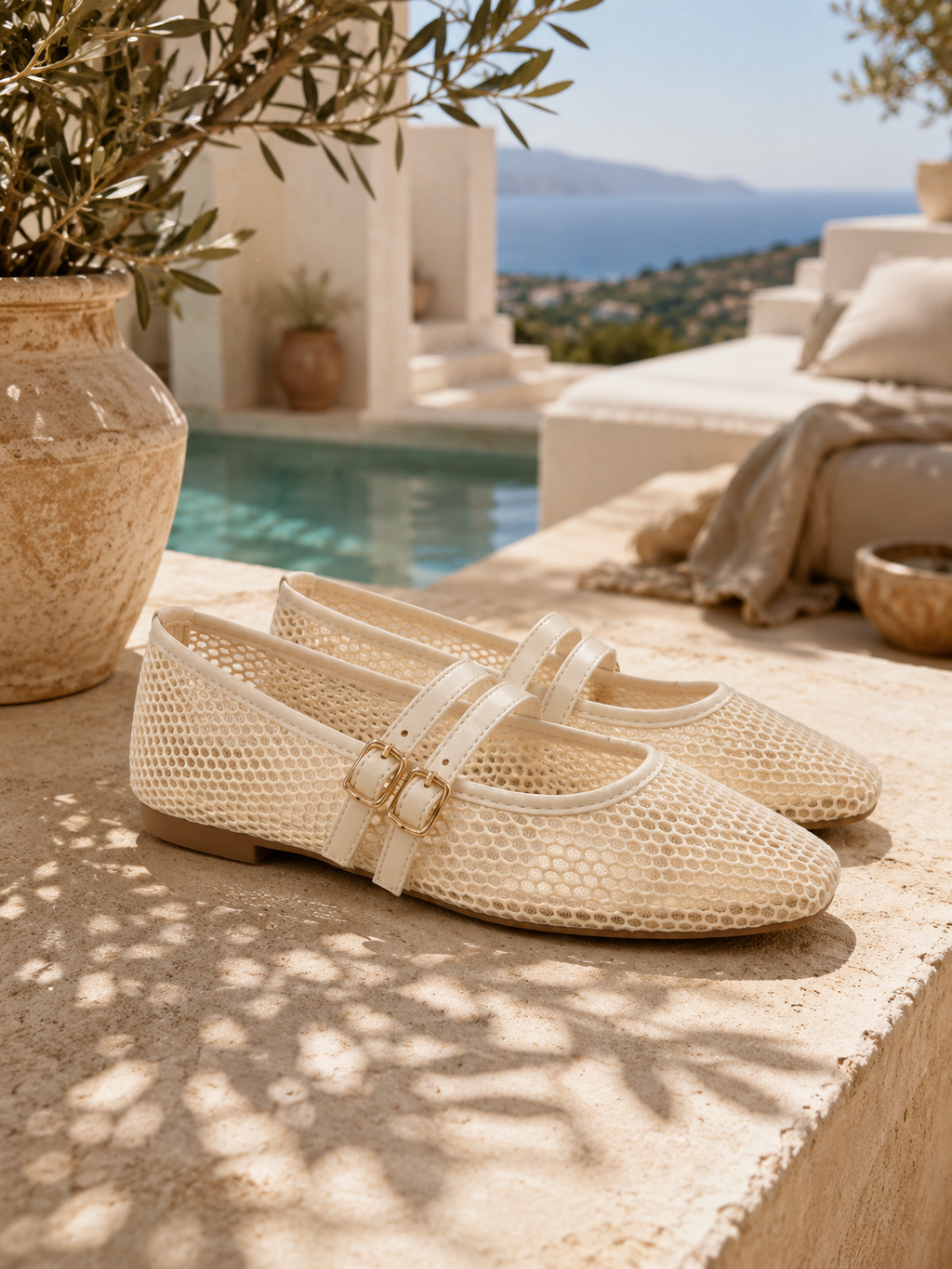 Ballerine Maille Double Bride