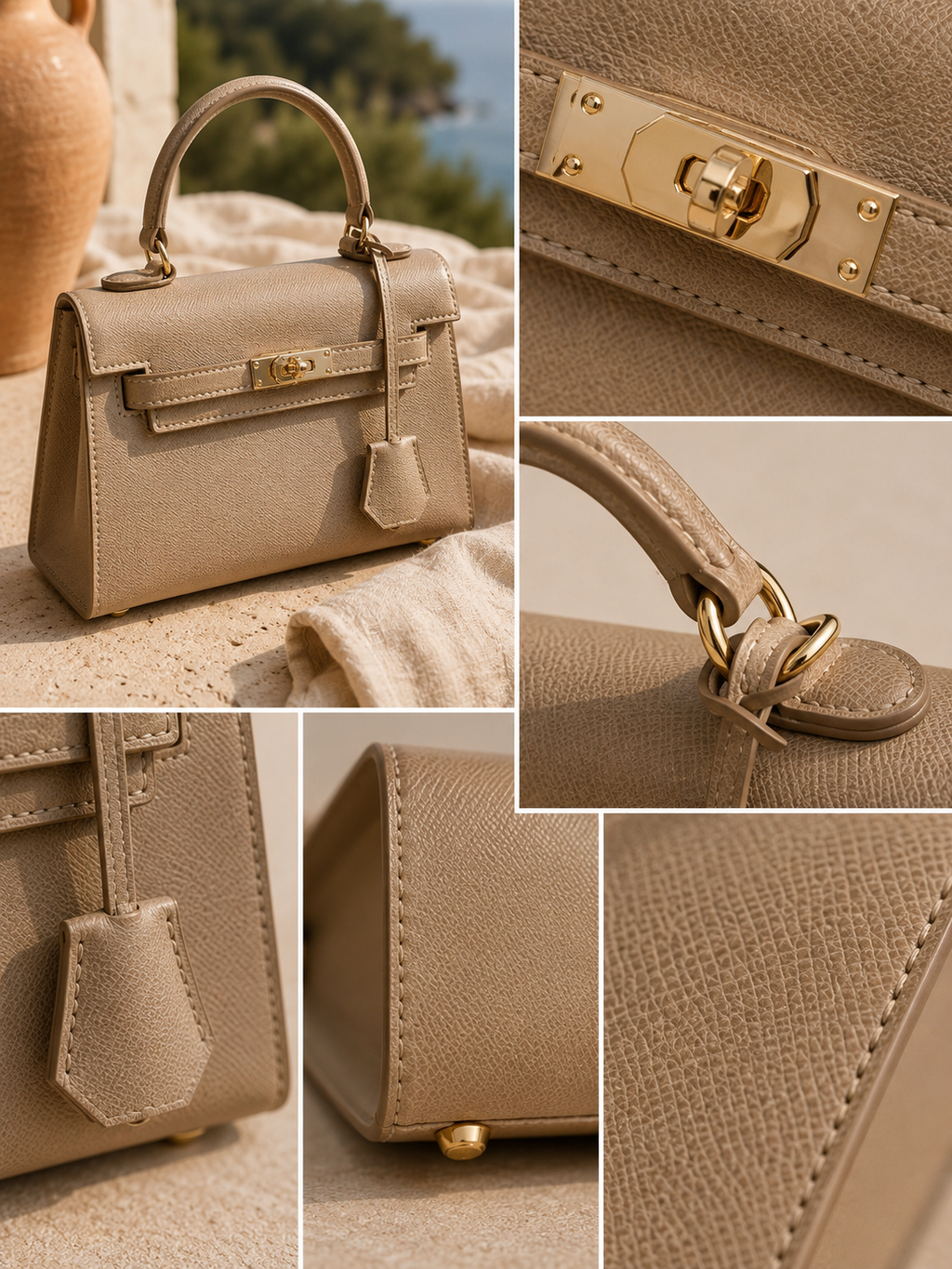 NORSTYL CAPRI – Sac Chic à Fermoir Doré