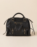 Sac Cabas Élégance Noir Verni