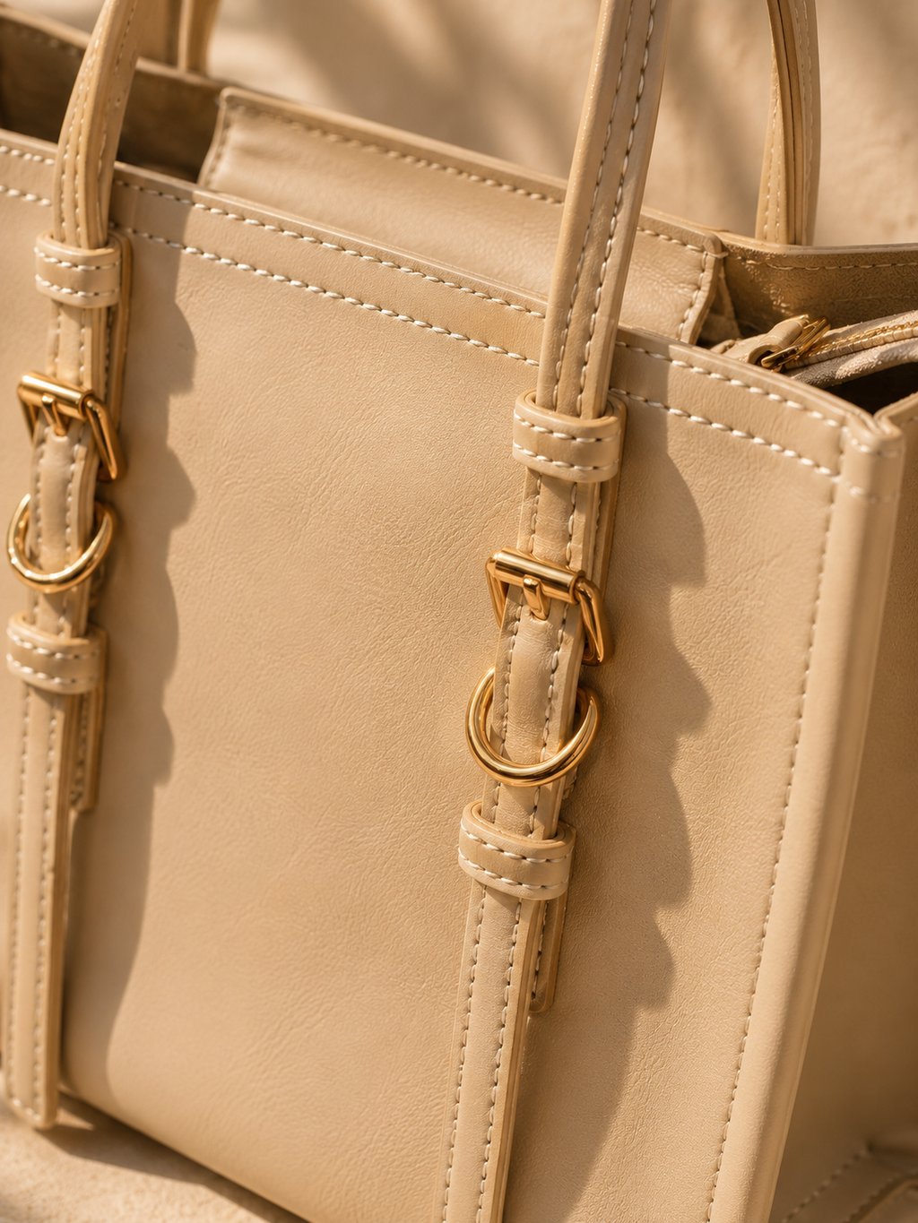 Sac Cabas Élégance – Noir, Vert Kaki, marron& Beige