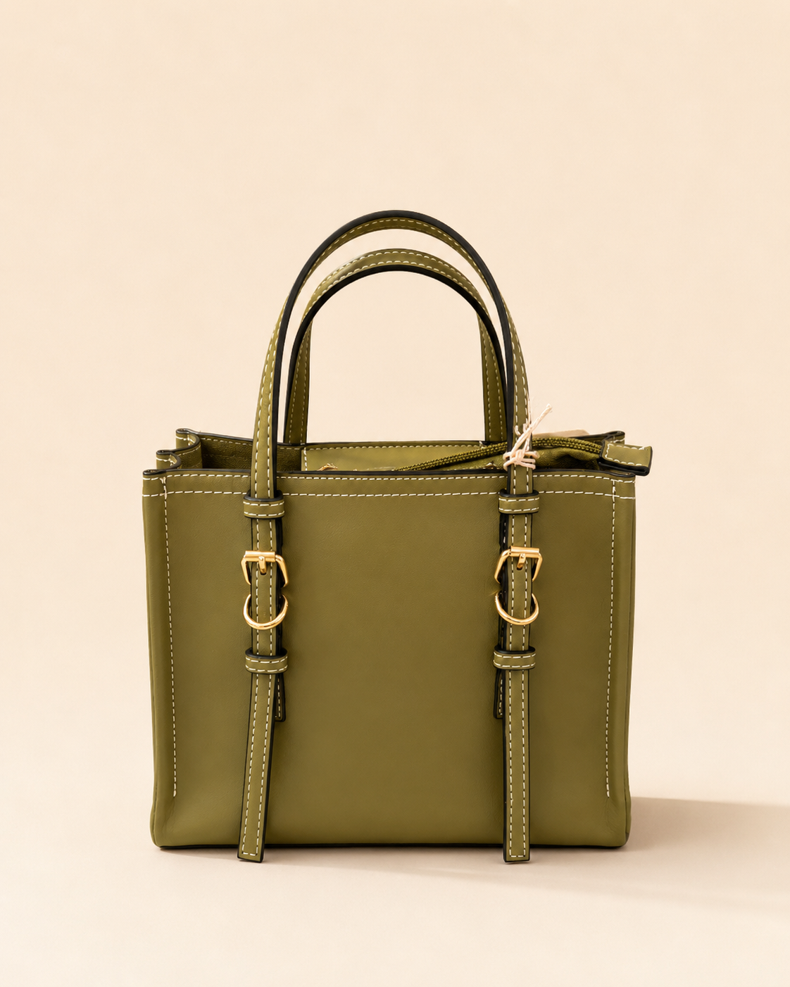 Sac Cabas Élégance – Noir, Vert Kaki, marron& Beige