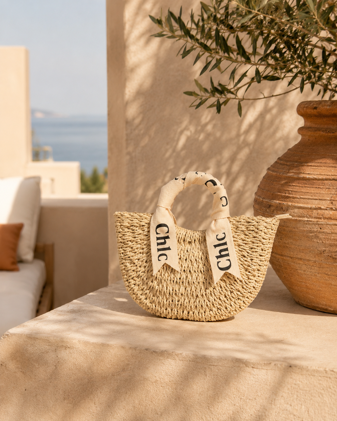 Sac Cabas Tressé Chic – Esprit Méditerranéen
