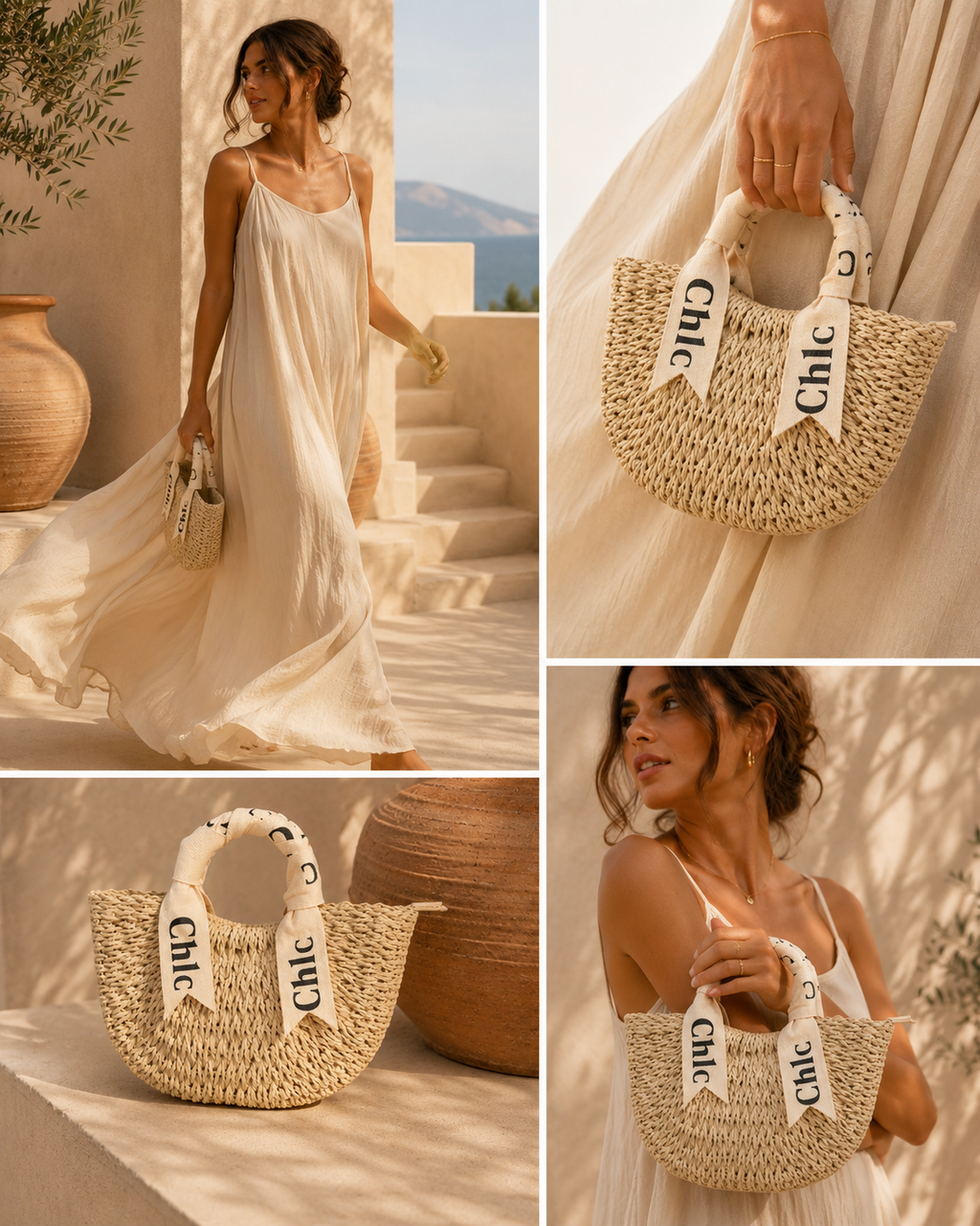 Sac Cabas Tressé Chic – Esprit Méditerranéen