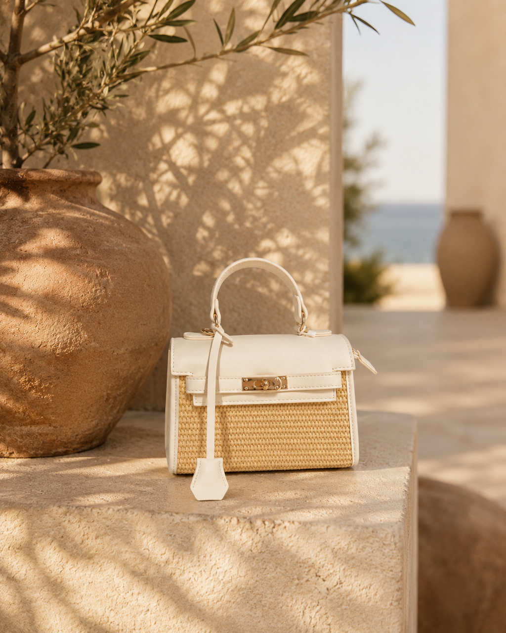 Sac à Main Tressé Élégance – L’Alliance Parfaite du Chic et du Naturel