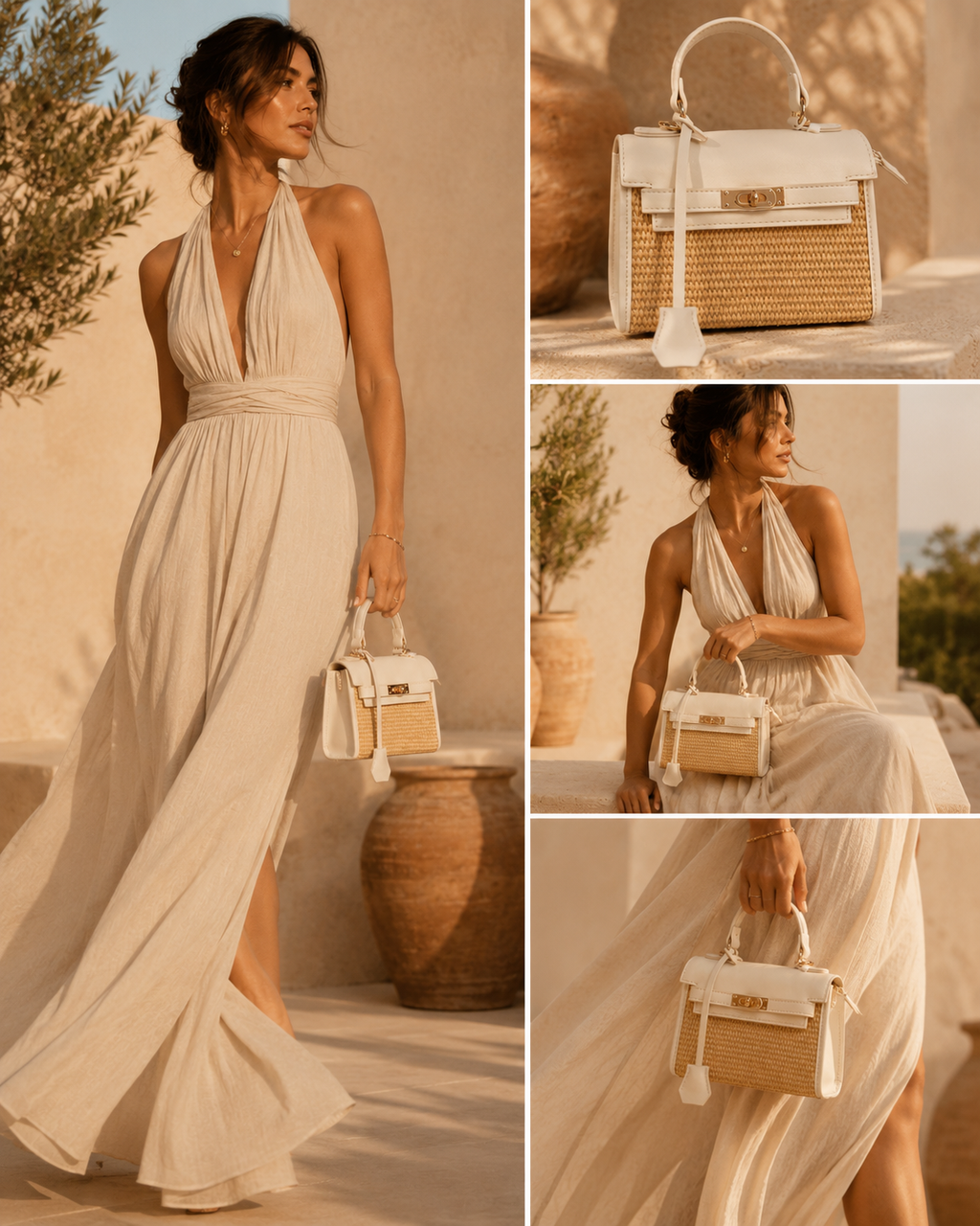 Sac à Main Tressé Élégance – L’Alliance Parfaite du Chic et du Naturel