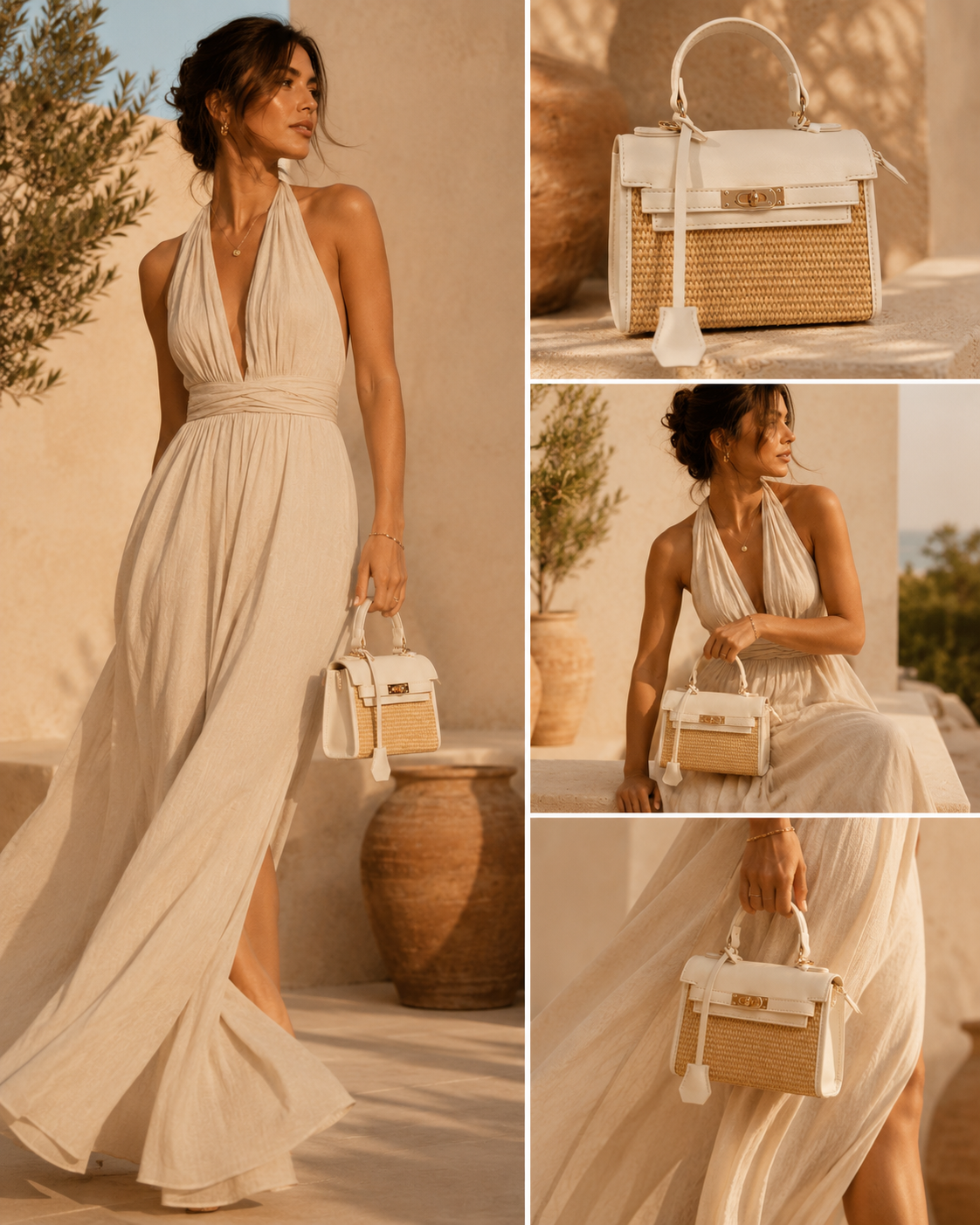Sac à Main Tressé Élégance – L’Alliance Parfaite du Chic et du Naturel