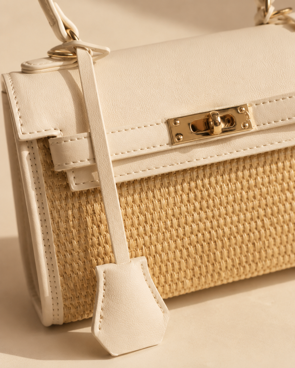 Sac à Main Tressé Élégance – L’Alliance Parfaite du Chic et du Naturel