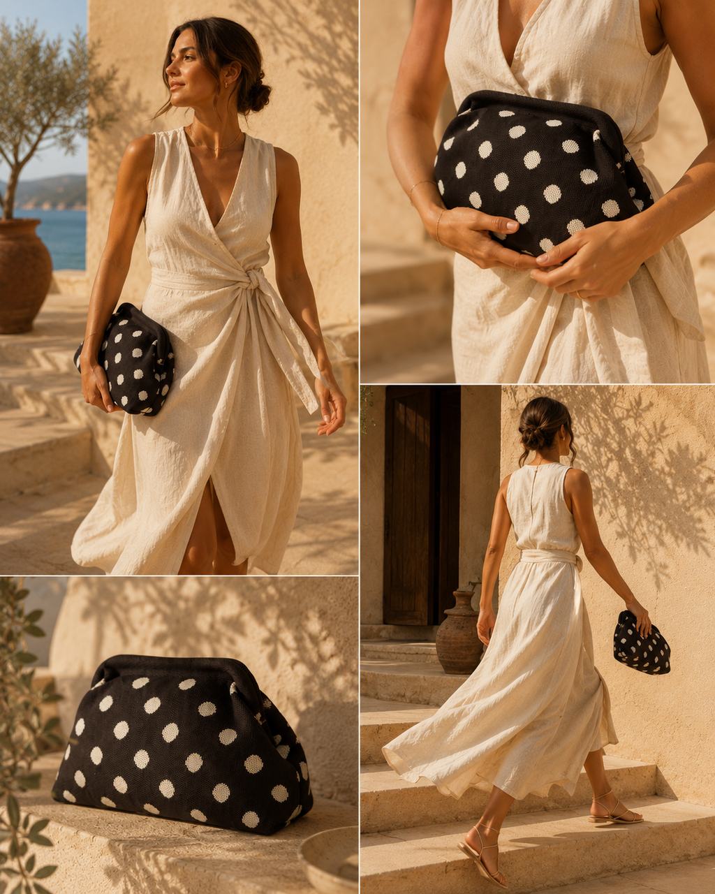 Pochette Maille à Pois – L’élégance intemporelle