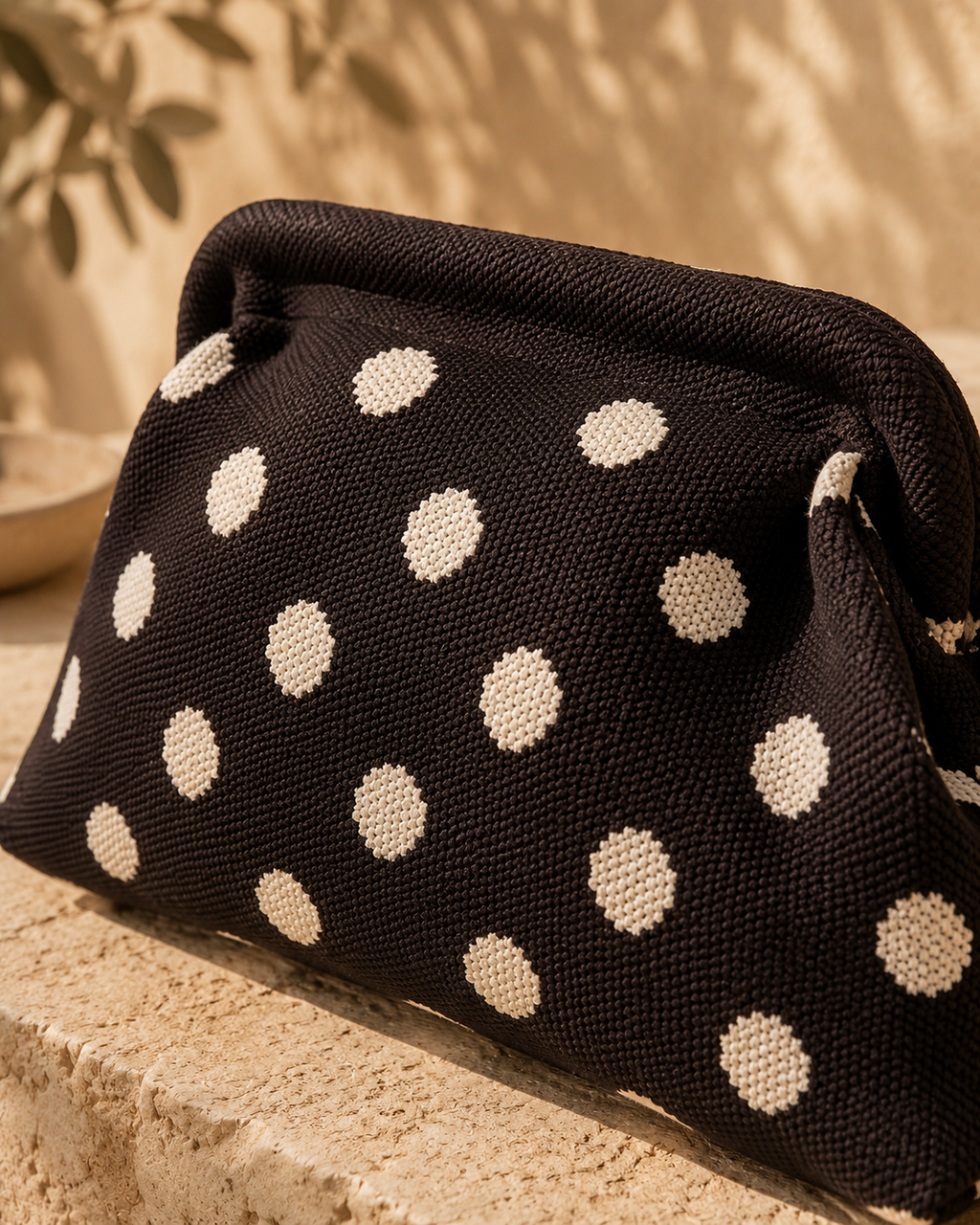 Pochette Maille à Pois – L’élégance intemporelle