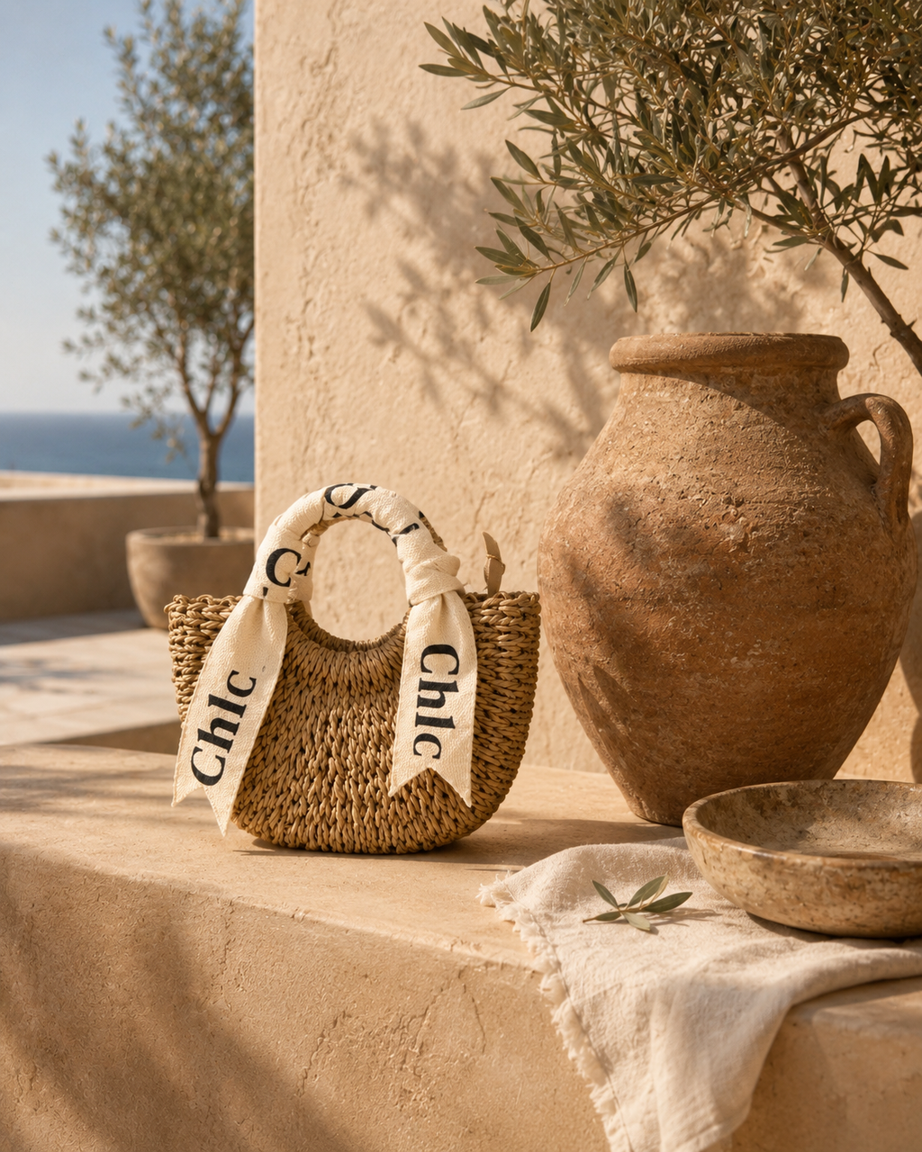 Sac en paille Chic