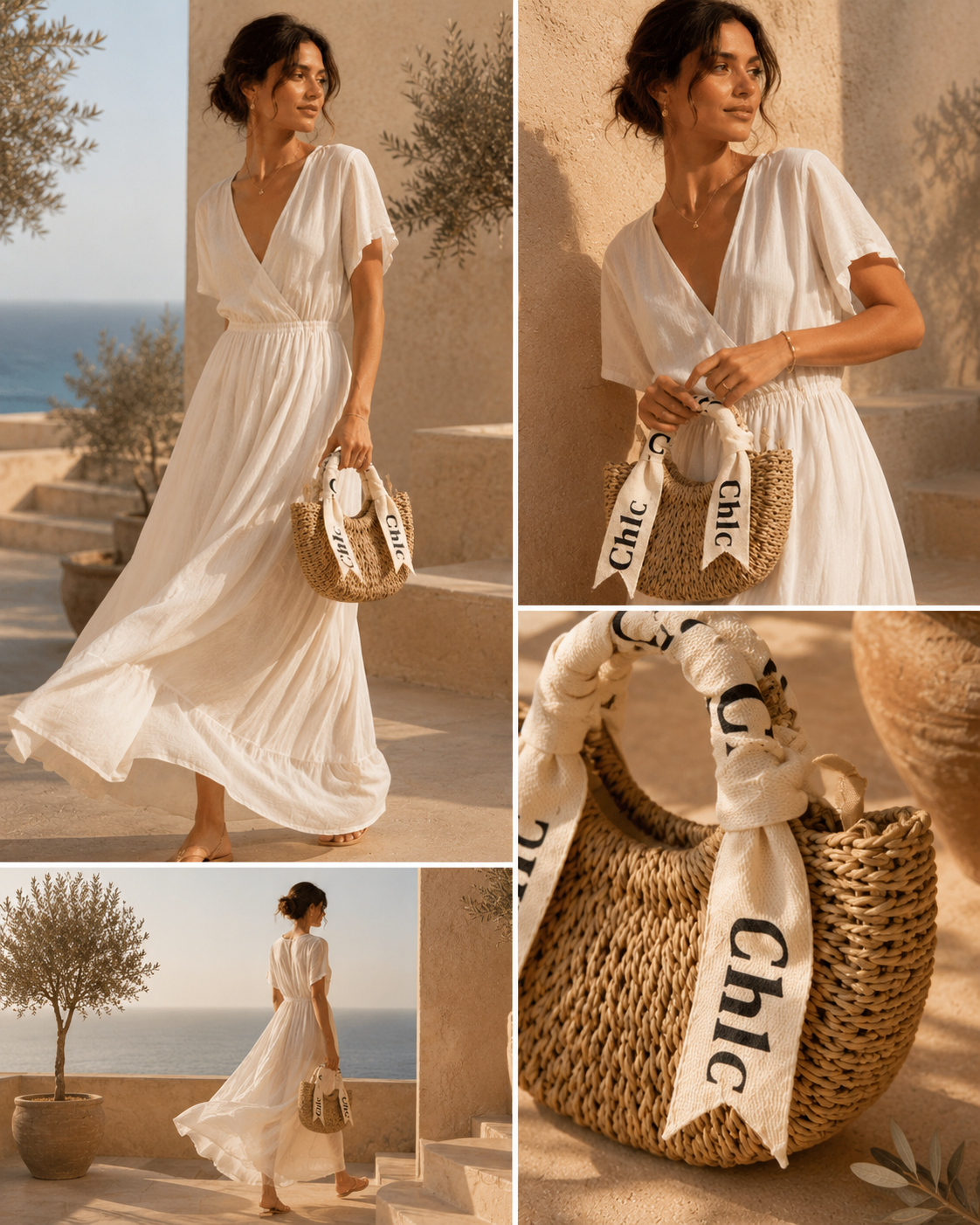 Sac en paille Chic