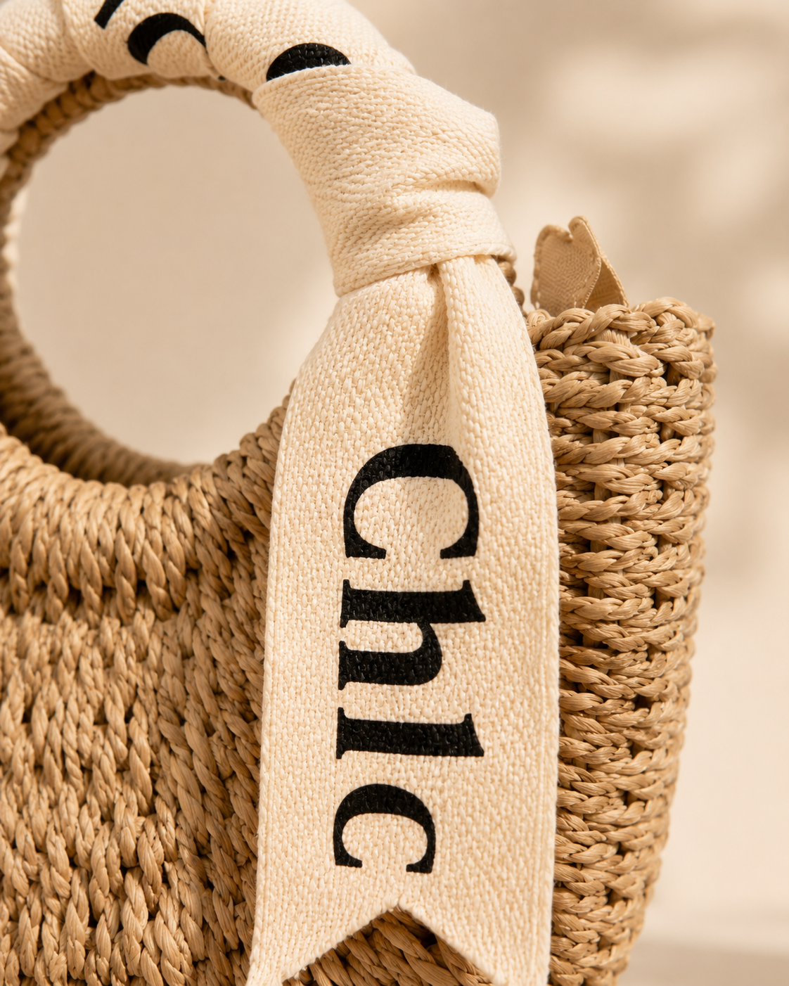 Sac en paille Chic