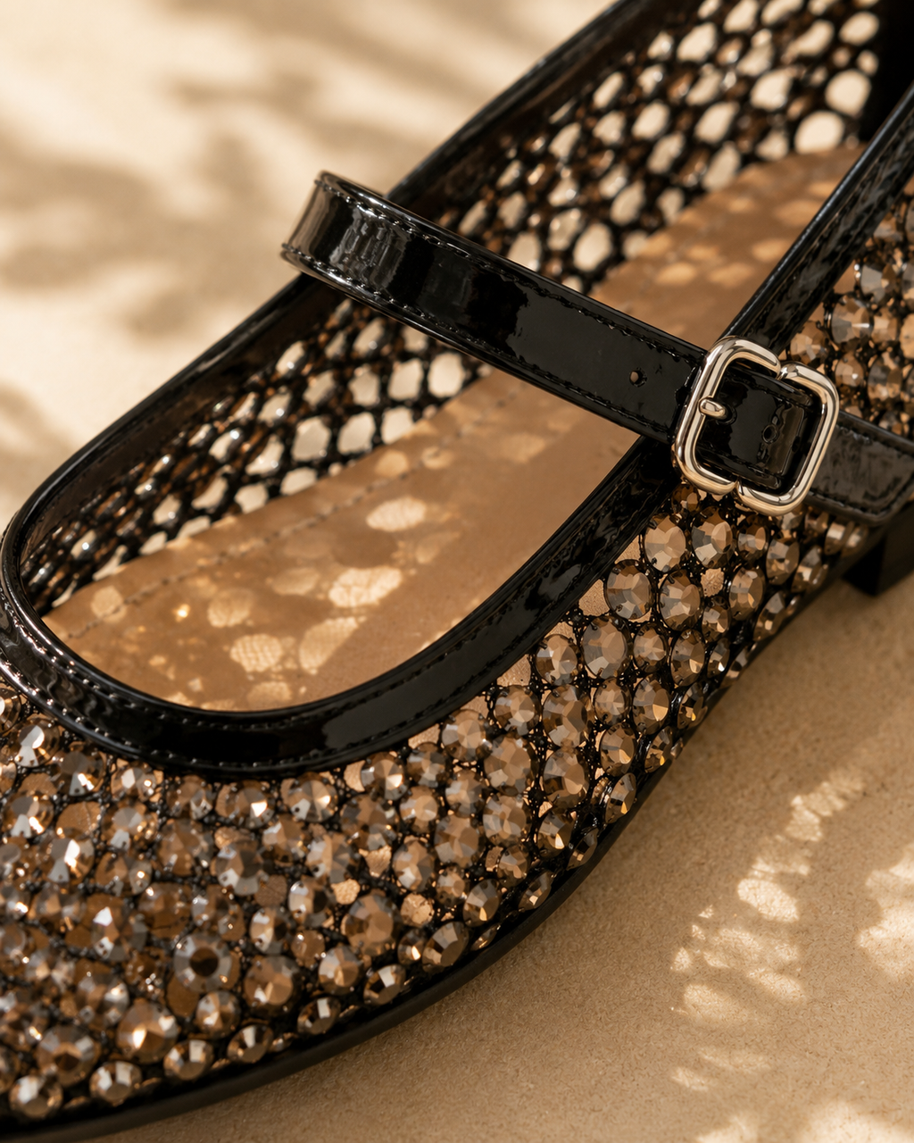 Ballerines Mary Jane Strass – Élégance & Éclat