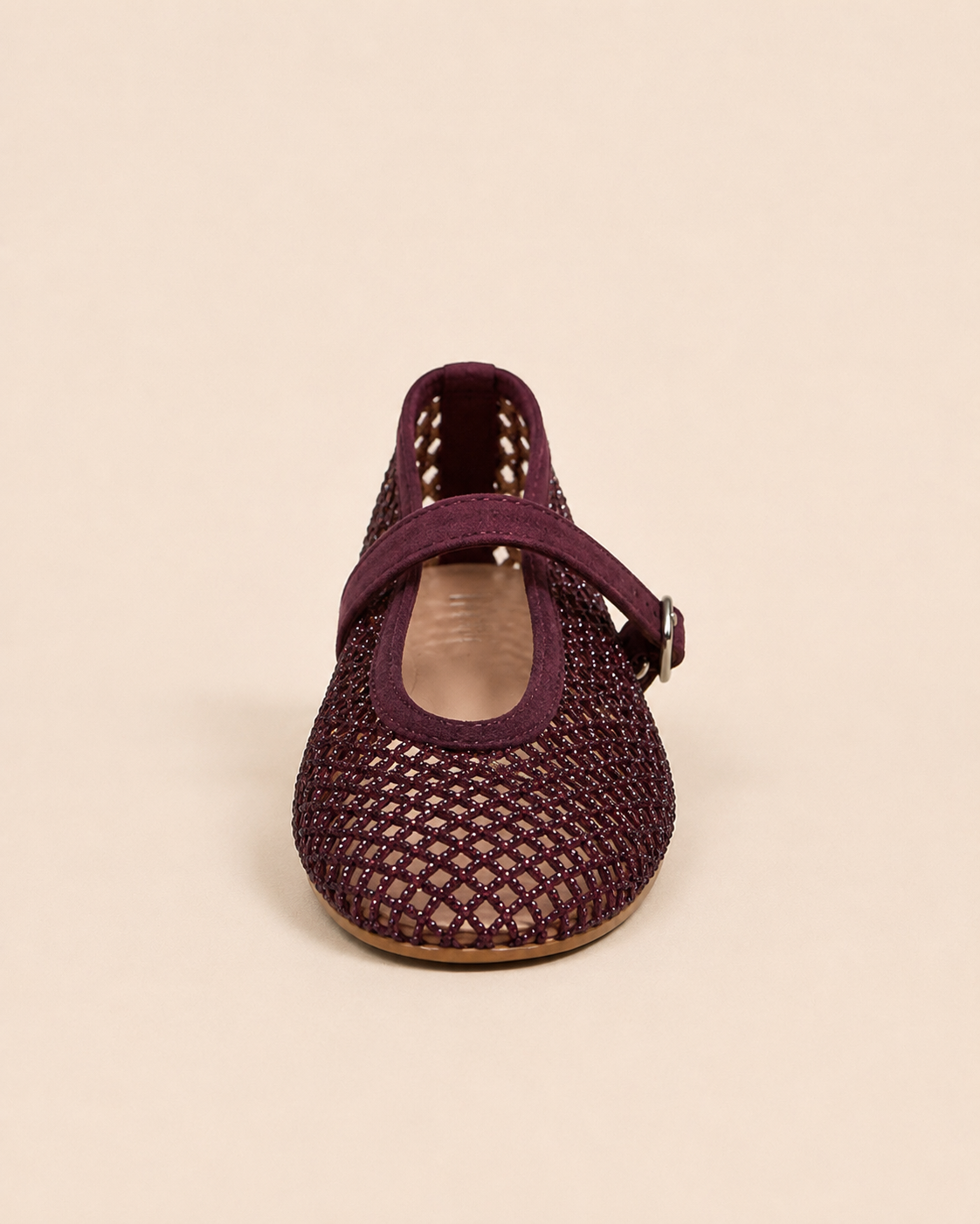 Ballerines Mary bordeaux et Jaune
