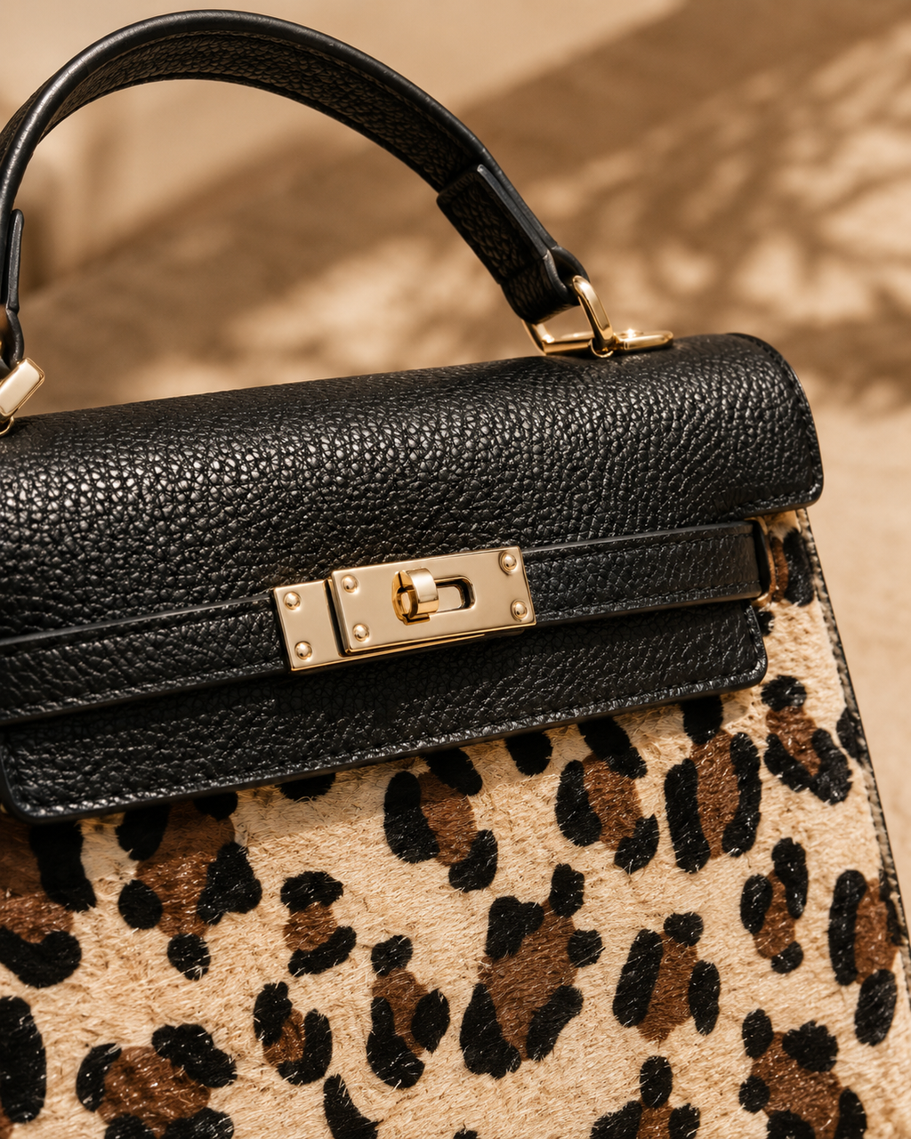 Sac à main imprimé léopard – Élégance audacieuse
