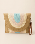 Pochette en raphia multicolore – NORSTYL