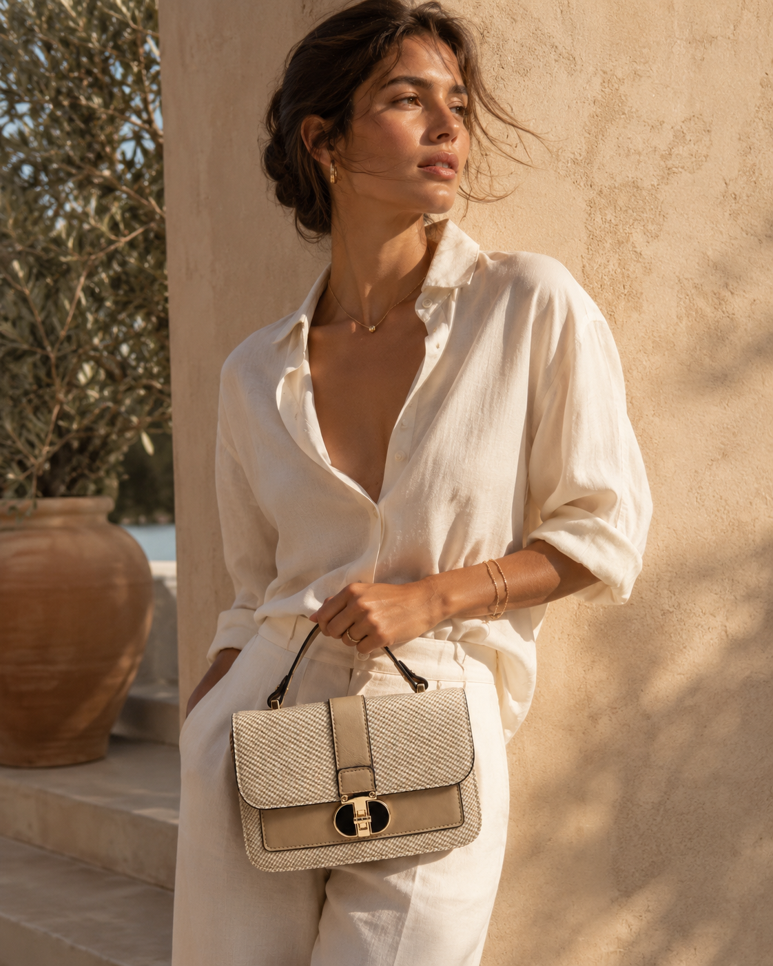 Sac à Main Élégance Tressée