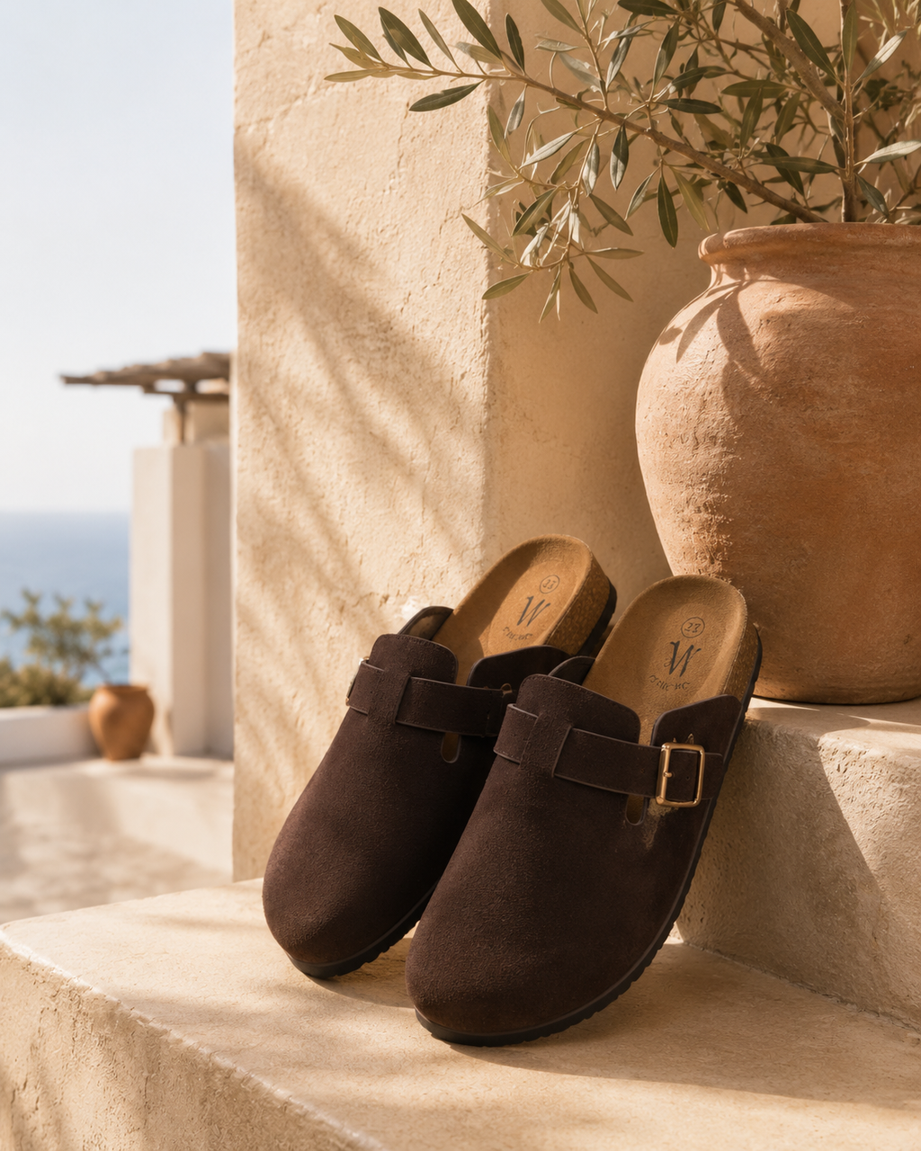 Sabots Premium – Noir, Marron & Beige