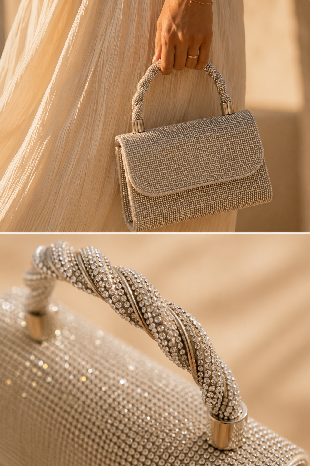 Sac de soirée scintillant – Élégance intemporelle