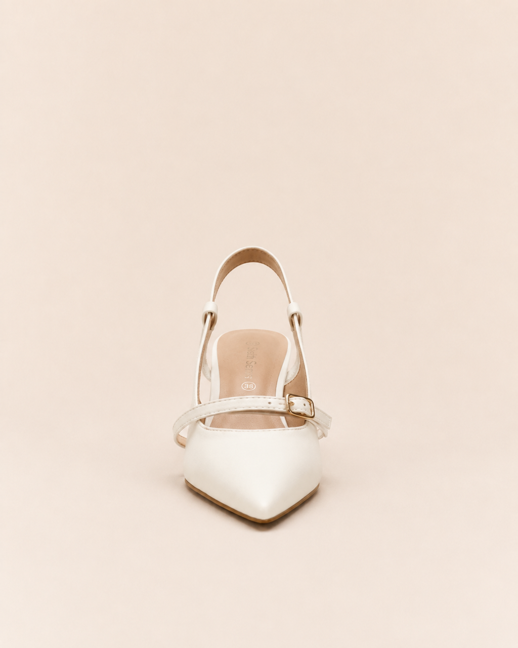 Escarpins Slingback Élégance – Blanc & Noir