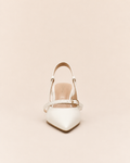 Escarpins Slingback Élégance – Blanc & Noir