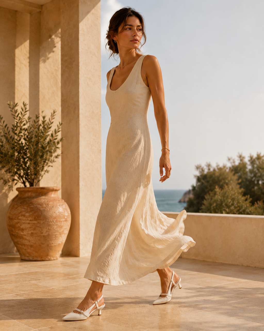 Escarpins Slingback Élégance – Blanc & Noir