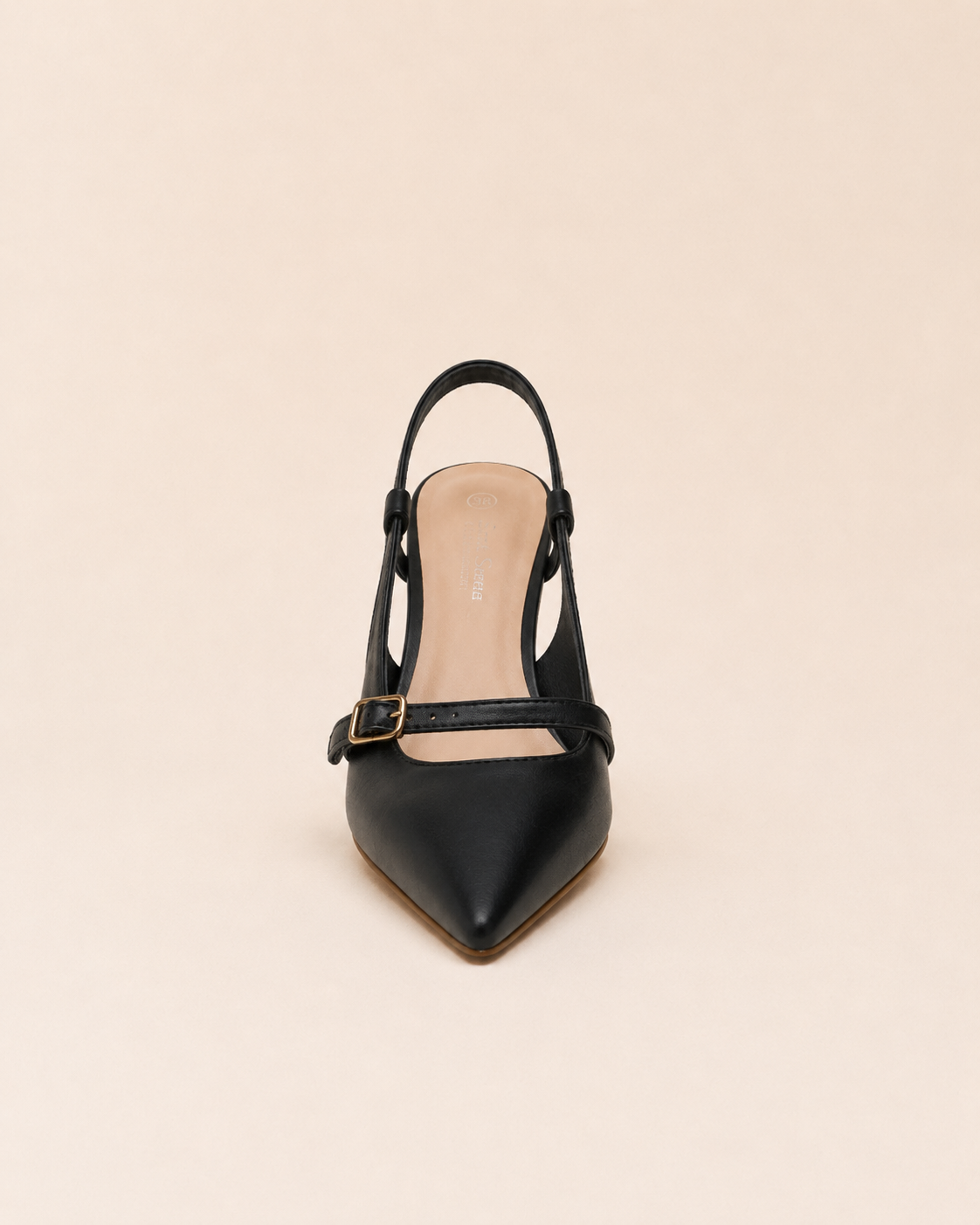 Escarpins Slingback Élégance – Blanc & Noir