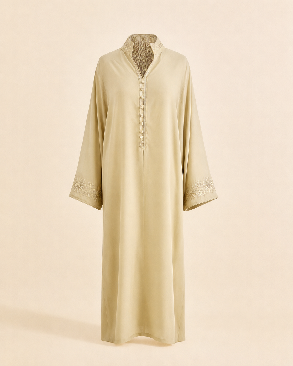 Robe Longue Élégance Brodée