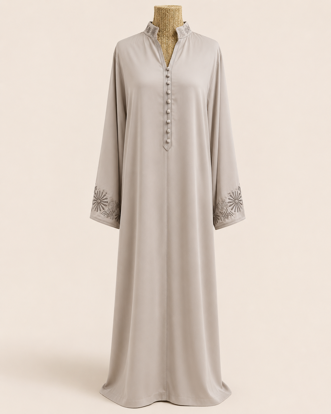 Robe Longue Élégance Brodée