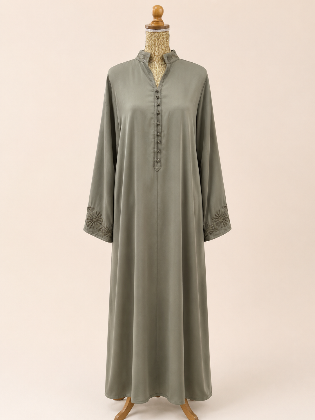 Robe Longue Élégance Brodée