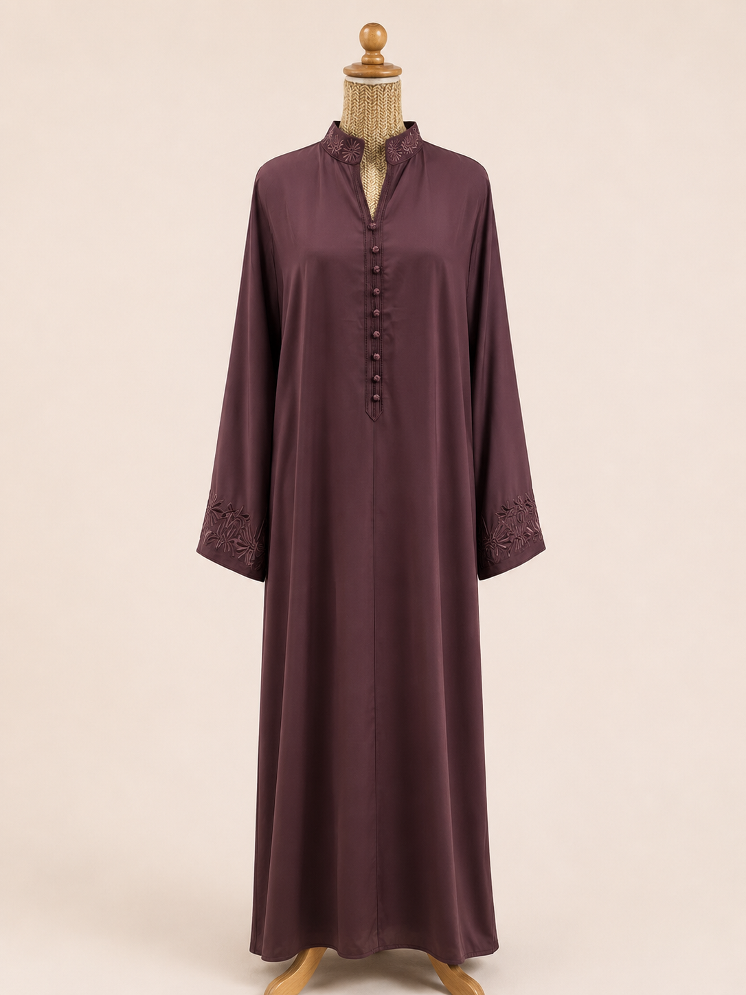 Robe Longue Élégance Brodée