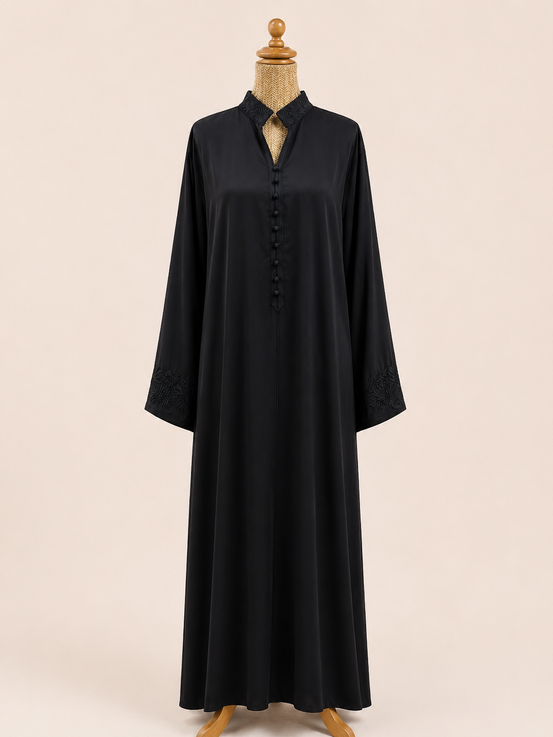 Robe Longue Élégance Brodée