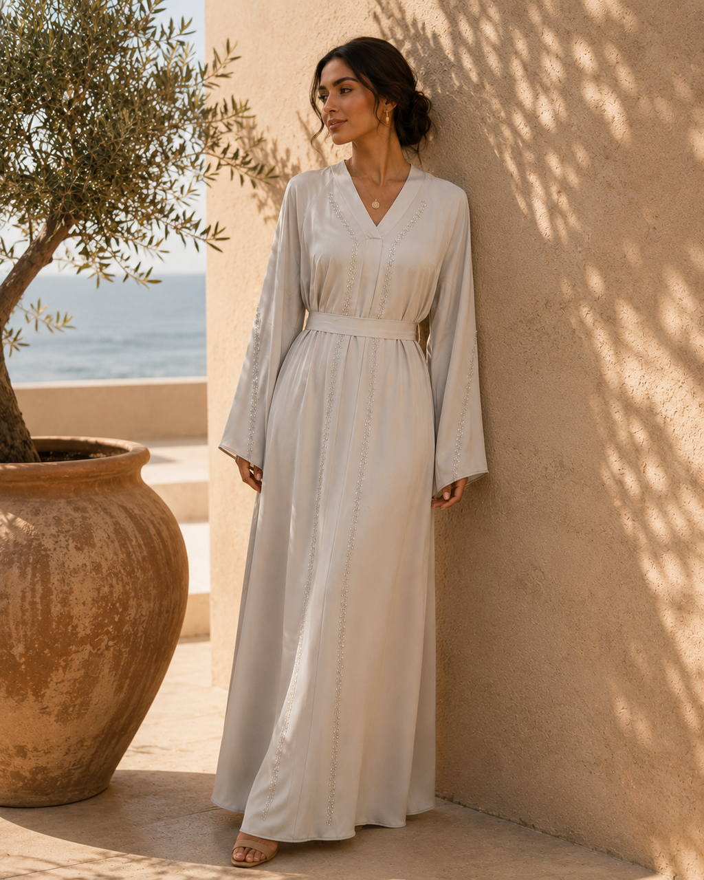 Robe Longue Élégance Scintillante