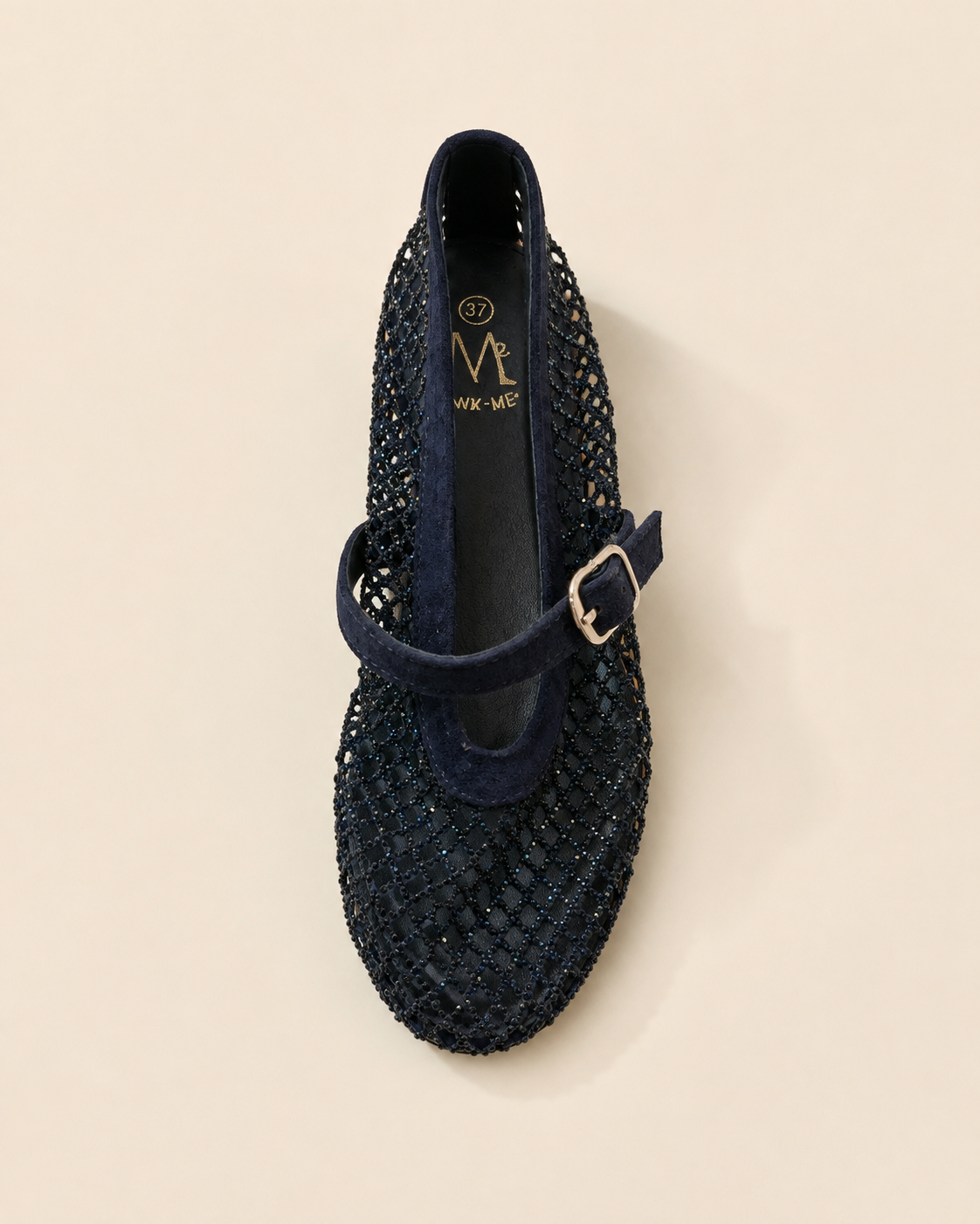 Ballerines Élise – Maille scintillante