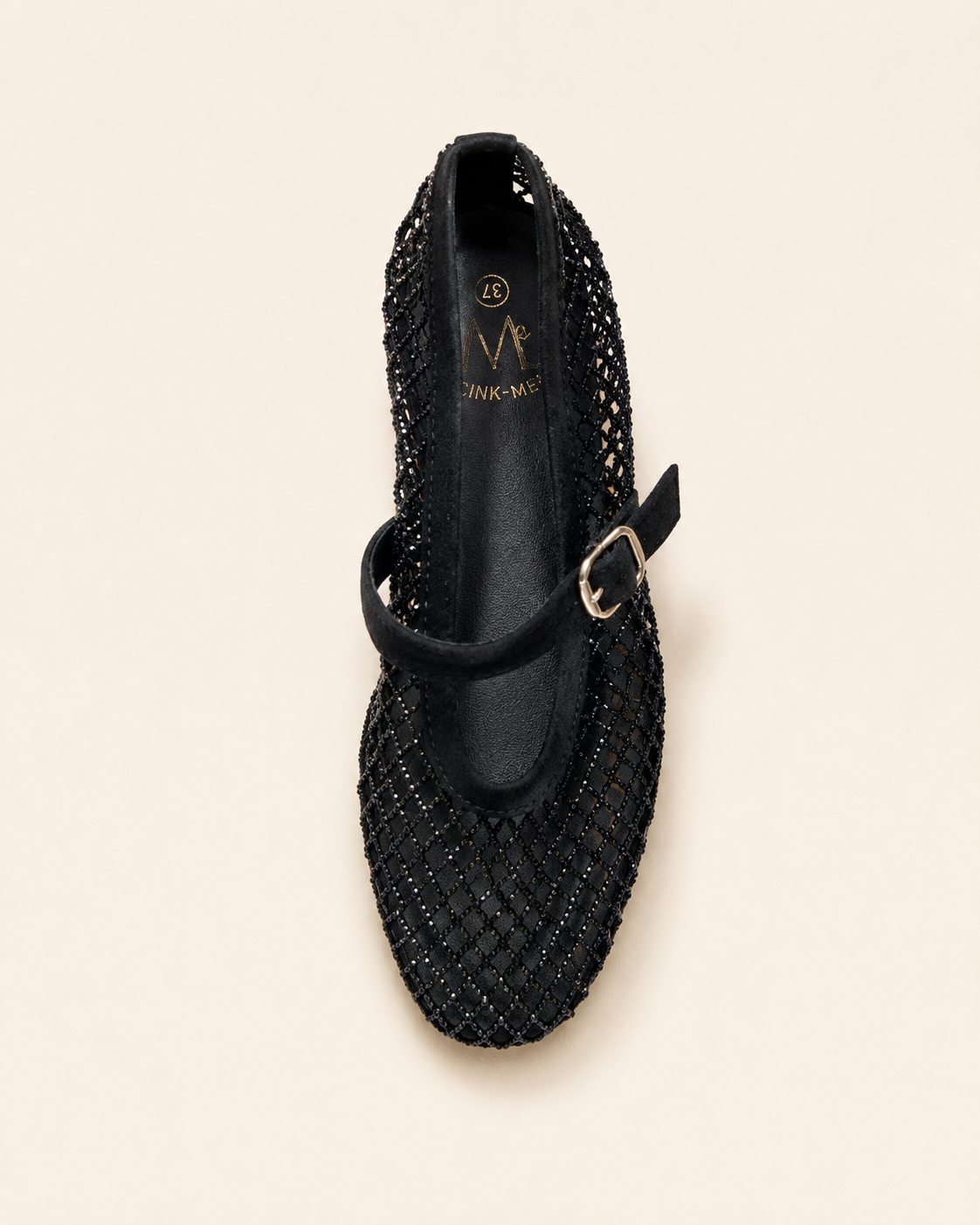 Ballerines Élise – Maille scintillante