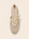 Ballerines Élise – Maille scintillante