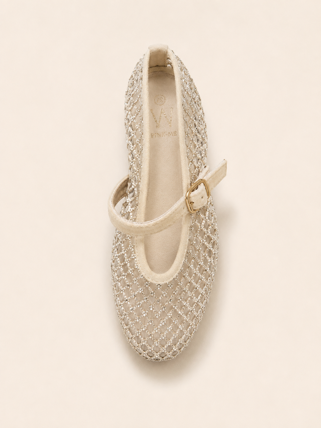 Ballerines Élise – Maille scintillante