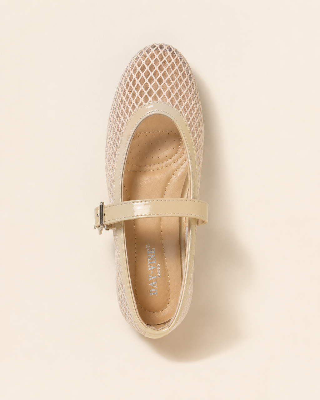 Ballerines Alba – Résille & Vernis