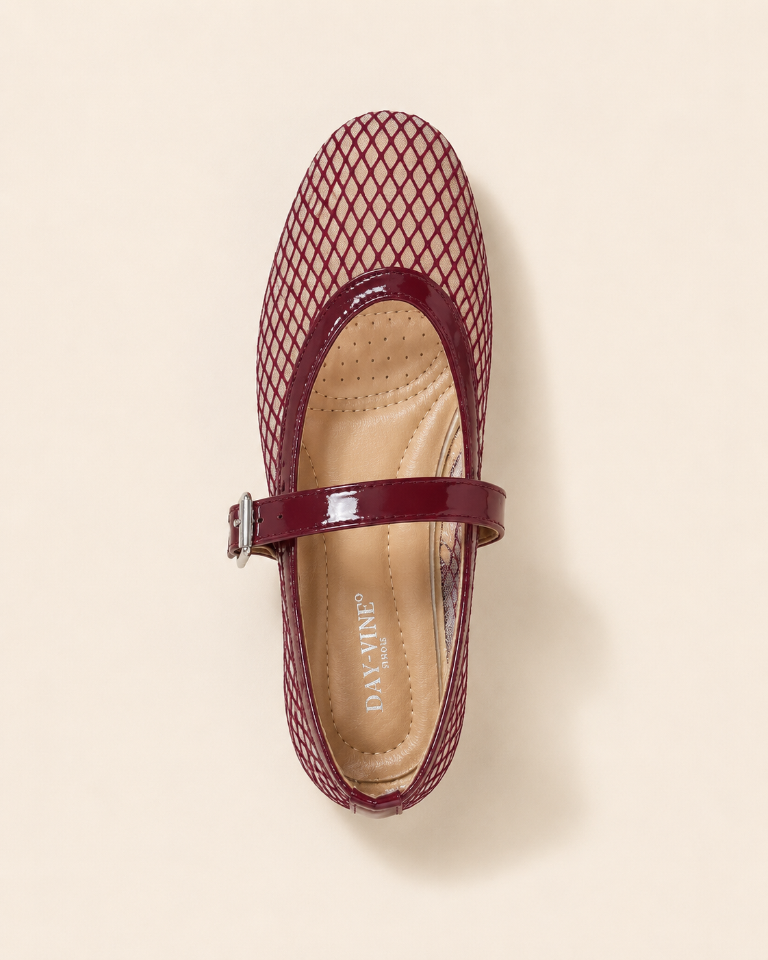 Ballerines Alba – Résille & Vernis