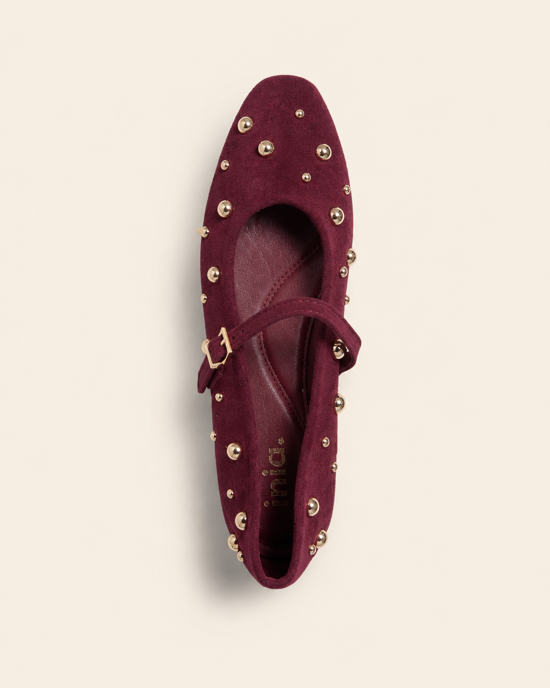 Ballerines à clous dorés